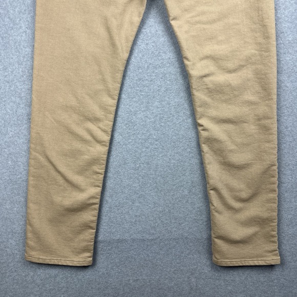 Vintage Genes Black Men's 5 Pocket Tan Pants Size 34x32 - Picture 5 of 8